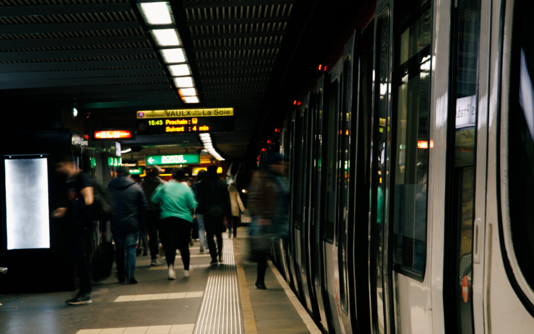 Métro A direction Vaulx La Soie @Hugo LAUBEPIN