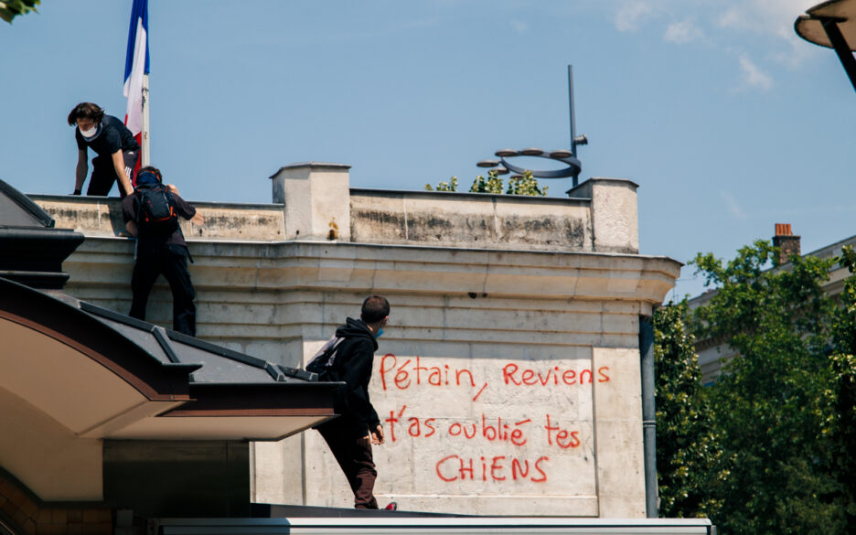 Manifestation contre la réforme des retraites sur la place Bellecour @Hugo LAUBEPIN