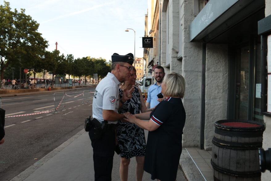 les riverains sont reconnaissants du dispositif mis en place contre les violences urbaines.