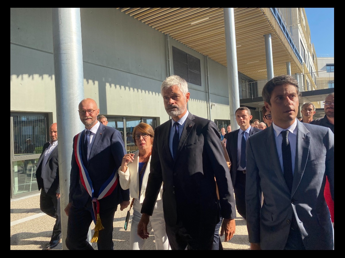 Gabriel Attal et Laurent Wauquiez