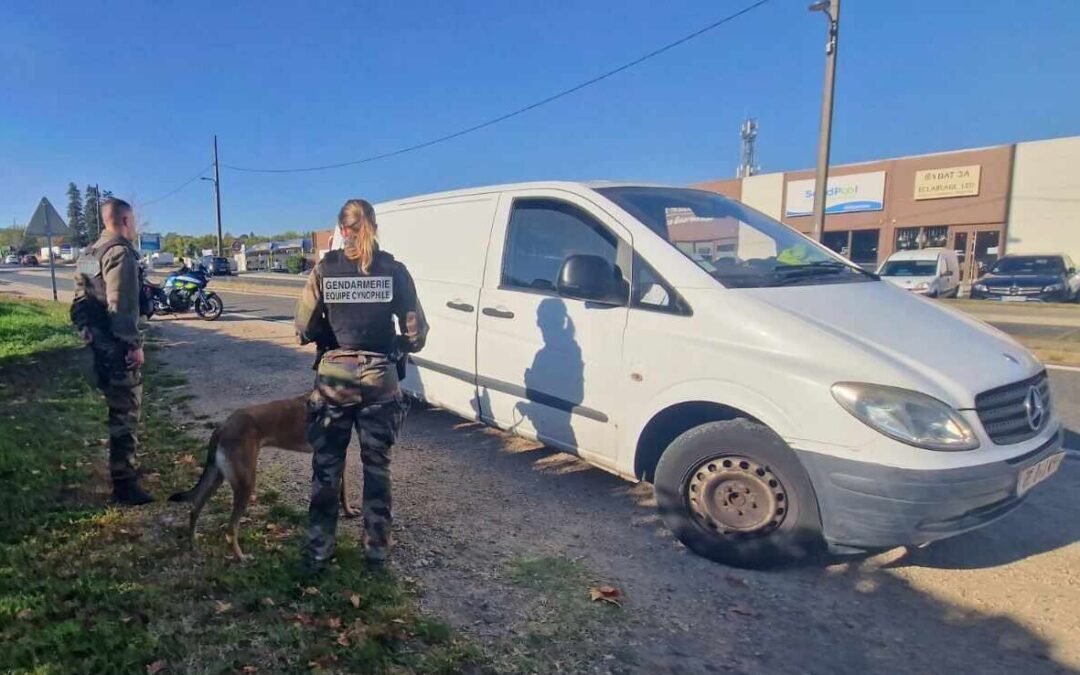 Contrôle gendarmerie drogue