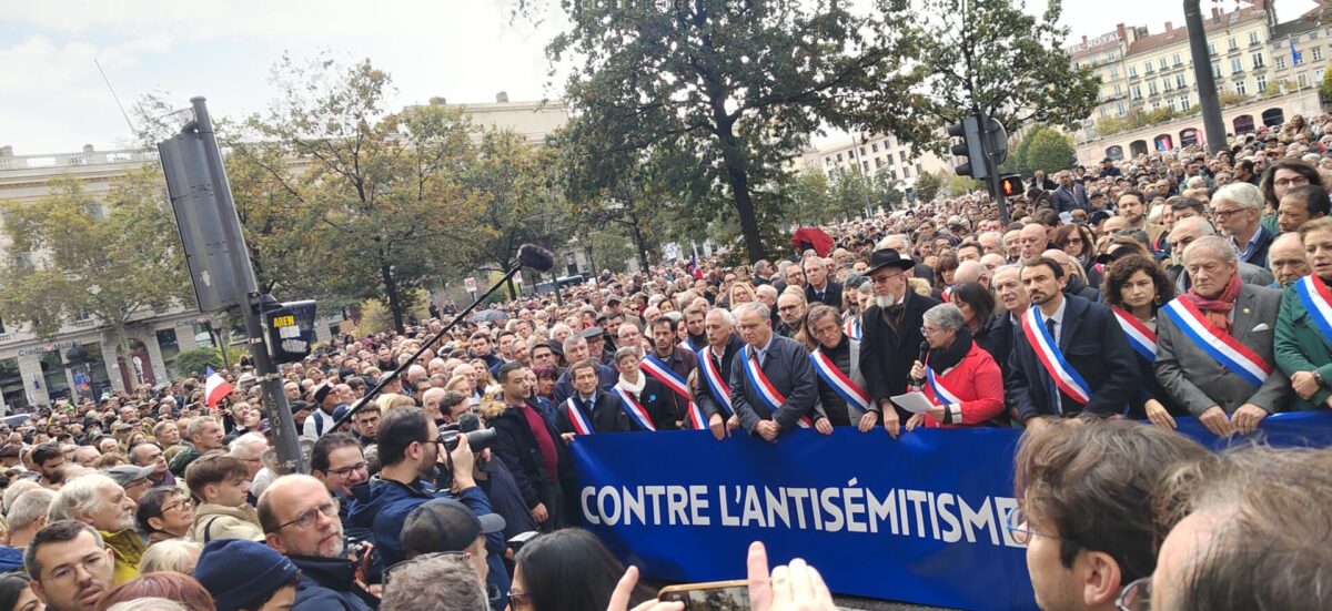 rassemblement contre l'antisémitisme 2023