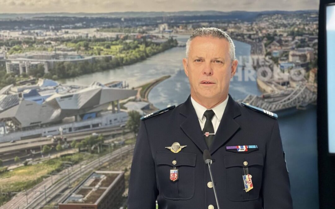 Eric Davoine, commandant de la CRS83 de Chassieu