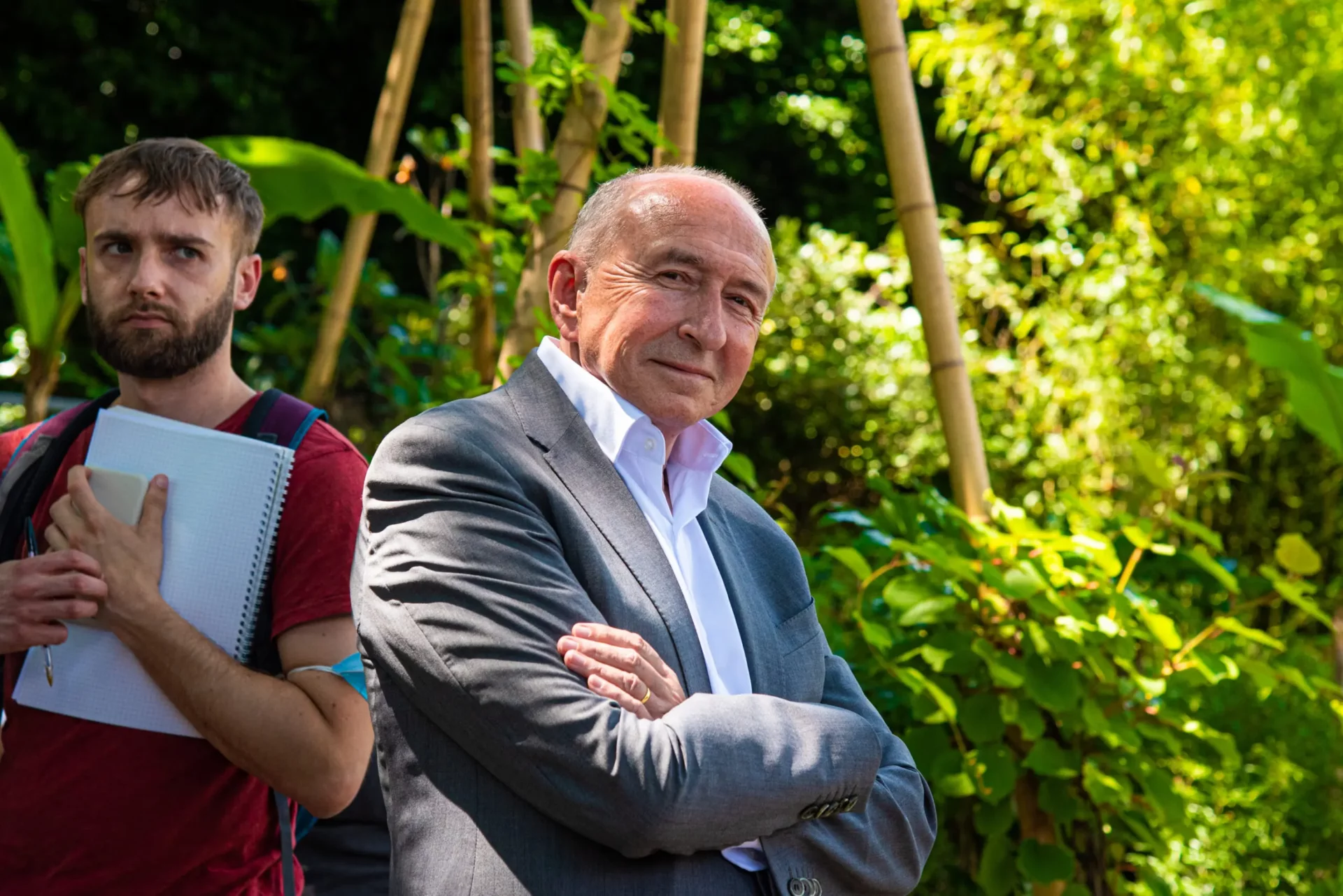 Gérard Collomb au Zoo du parc de la Tête d’Or. @WilliamPham