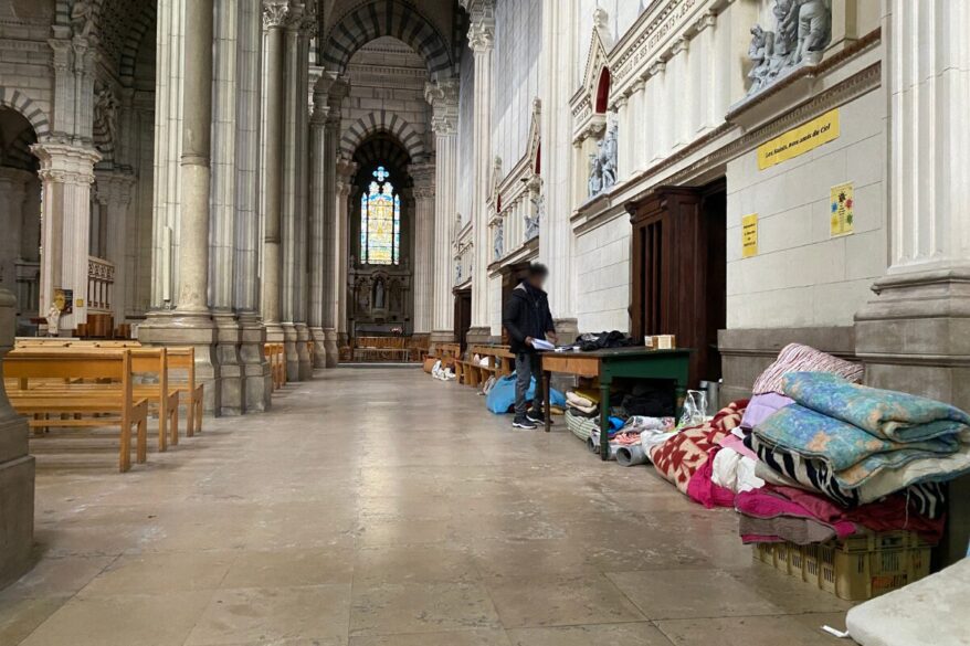 eglise saint sacrement lyon occupée