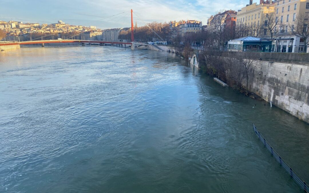 Saône crue Lyon