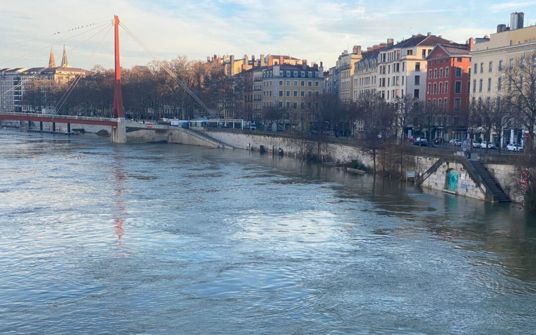 Saône crue Lyon