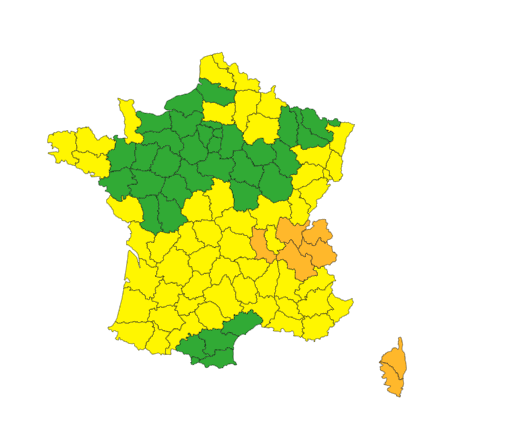 vigilance orange neige auvergne rhone alpes