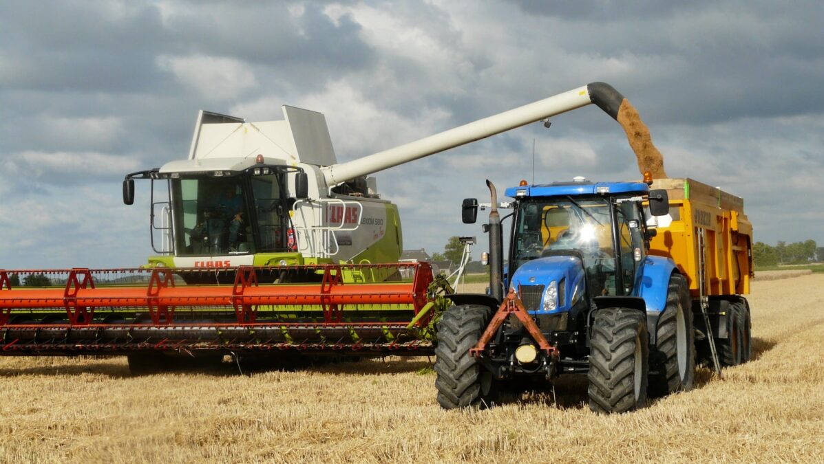 tracteur champs agriculture