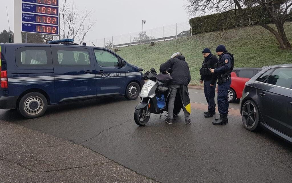 contrôle gendarmerie du rhone