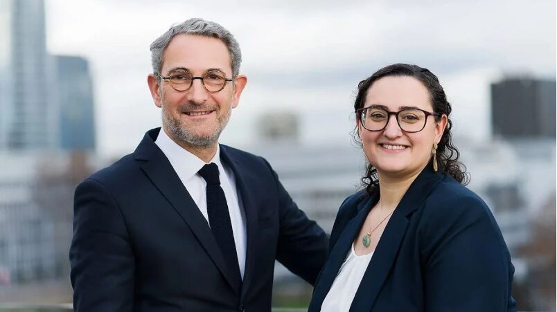 Alban Pousset-Bougère et Sara Kebir, bâtonier et vice-bâtonnière du barreau de Lyon