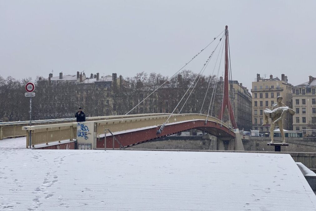 neige à Lyon