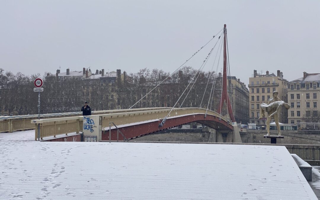 neige à Lyon