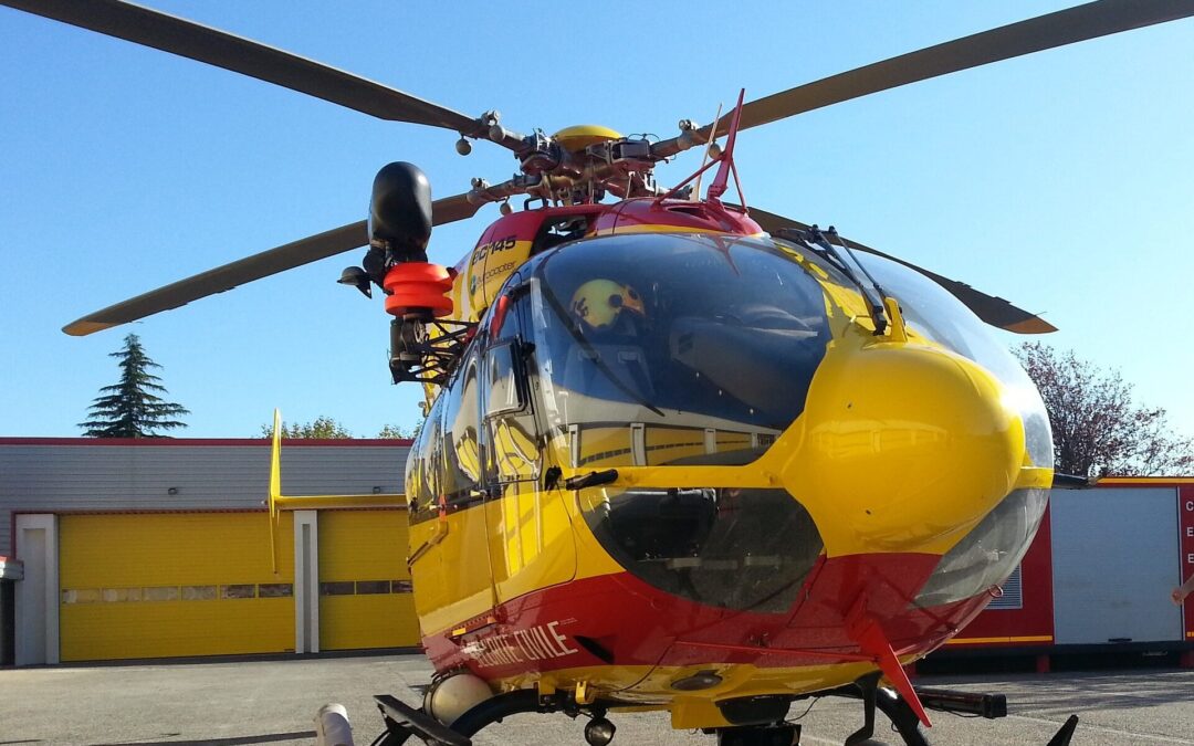 hélicoptère secours pompiers