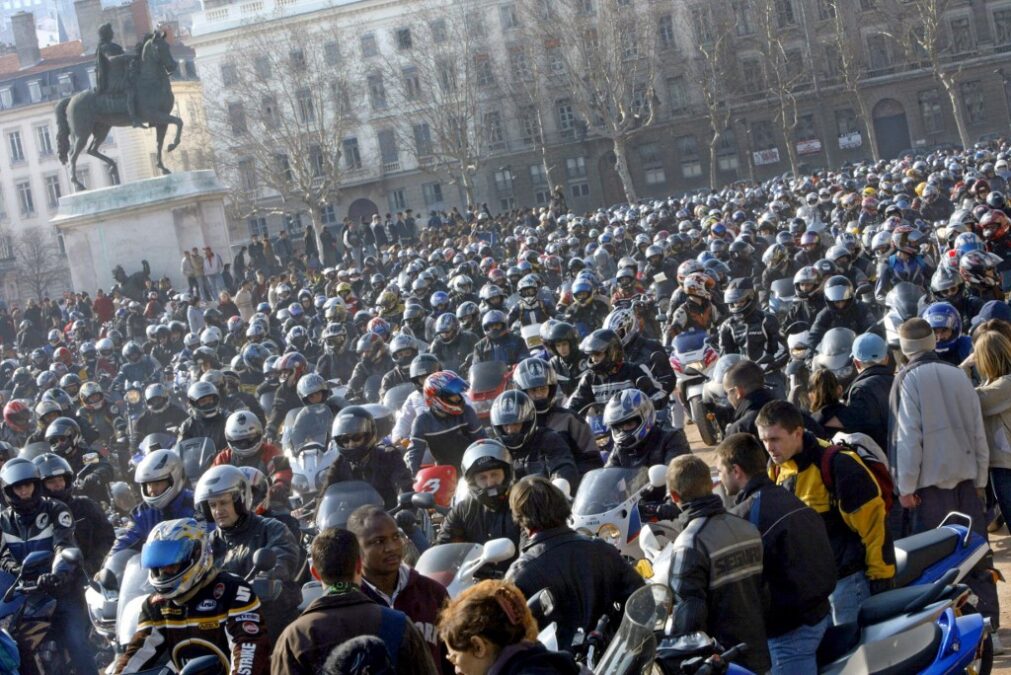 manifestation motards lyon perturbations