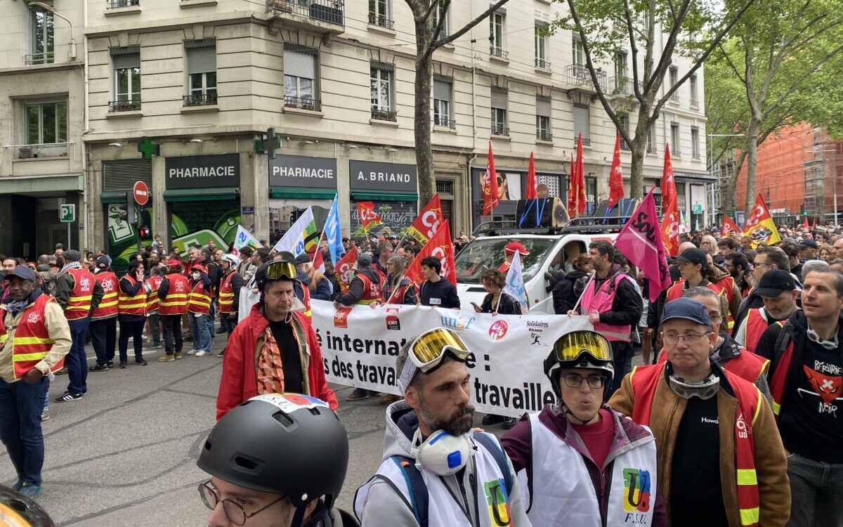 Manifestation 1er mai lyon