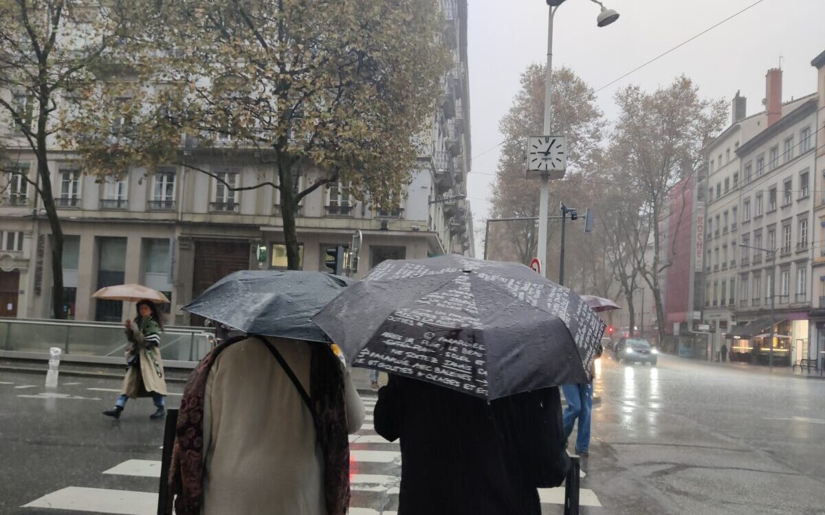 illustration pluie Lyon @LD / Lyon capitale