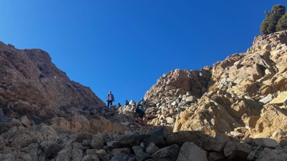 Sommet d'une montagne du Haut-Atlas, Maroc