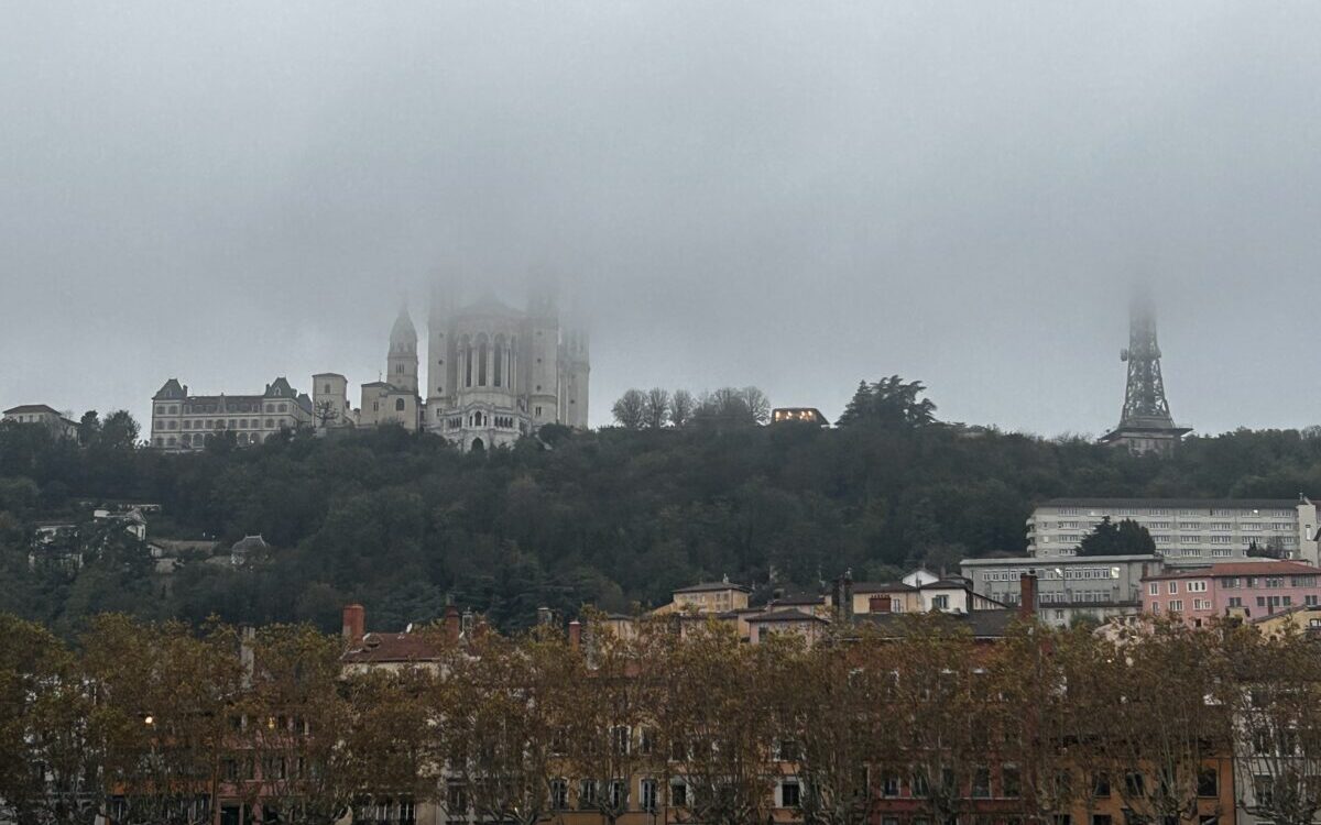 Brouillard brume à lyon