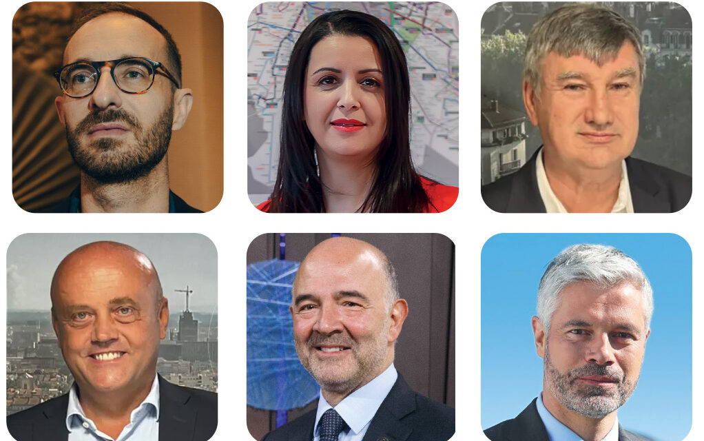Edouard Hoffmann, Fouziya Bouzerda, Christophe Guilloteau, Bruno Da Silva, Pierre Moscovici, Laurent Wauquiez