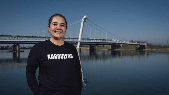 Sadia Hessabi franco-afghane à Lyon