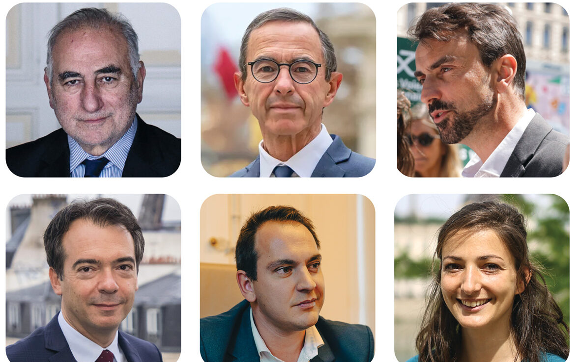 Georges Képénékian, Bruno Retailleau, Grégory Doucet, Cyril Linette, Pierre Oliver, Marie-Charlotte Garin