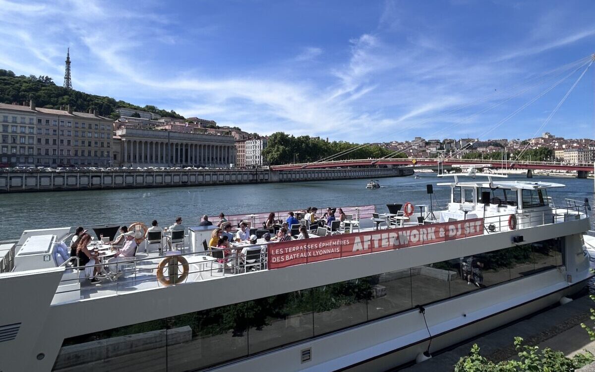 péniche apéro afterwork Lyon musique