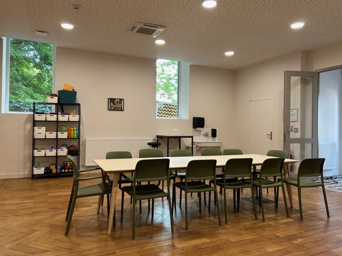 Salle bâtiment de Clairefontaine