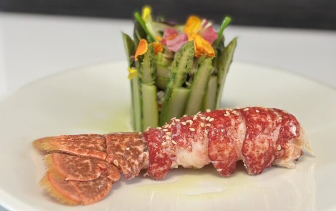 homard asperge recette