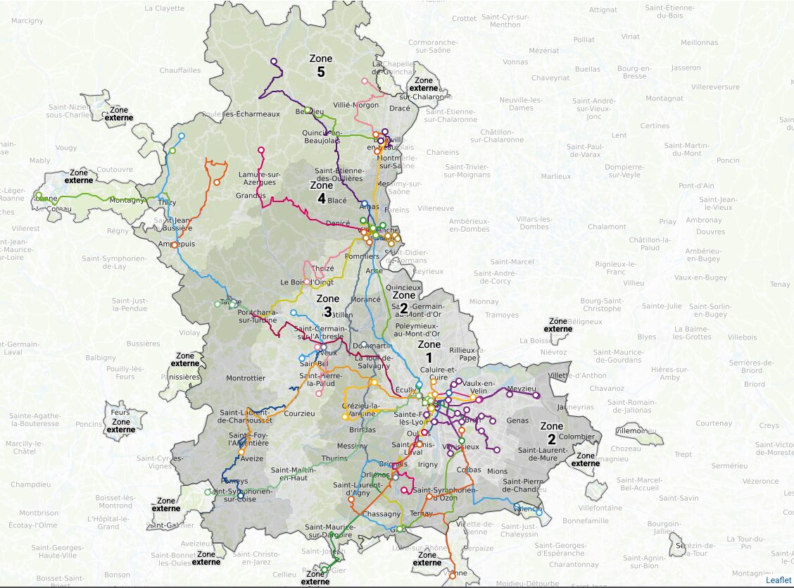 Carte interactive TCL