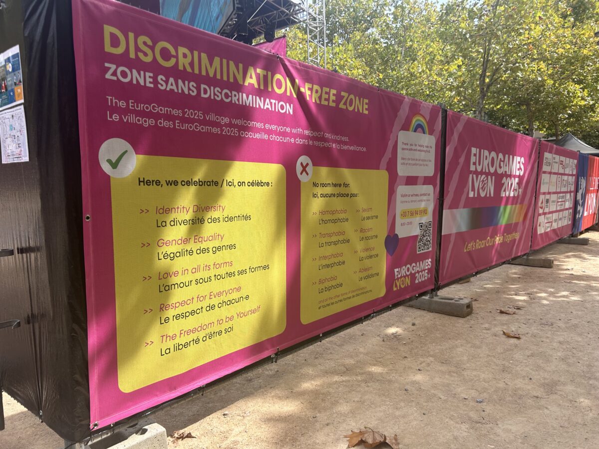 Zone sans discrimination Eurogames