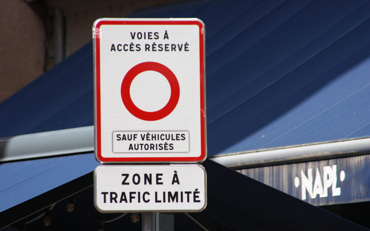 Zone à trafic limité à Lyon. (@Nathan Chaize)