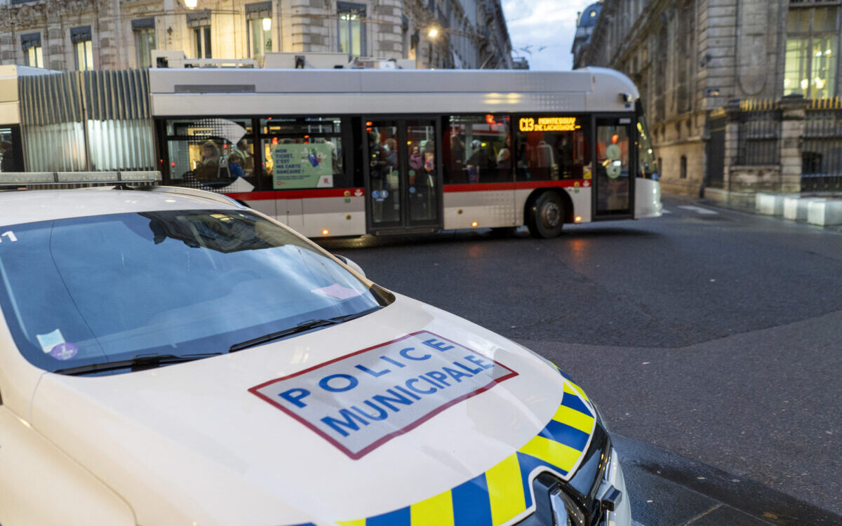 Image d'illustration police TCL. (Photo Antoine Boureau / Hans Lucas via AFP)