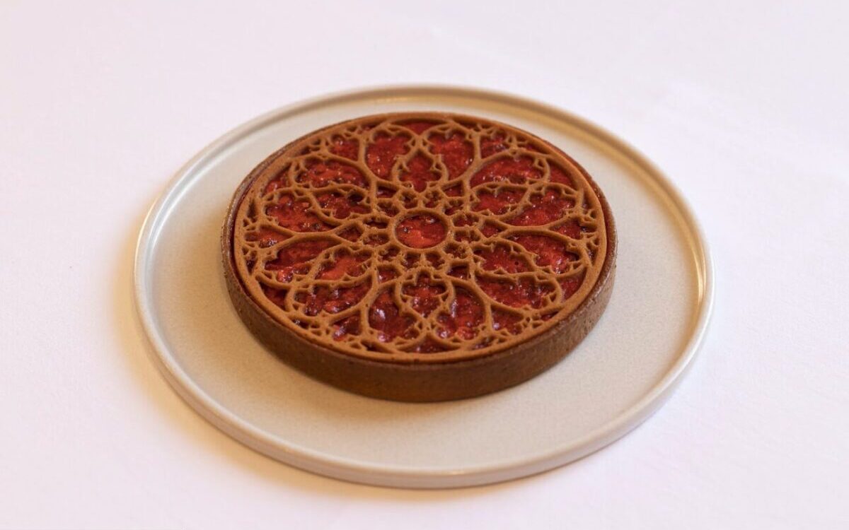 Tarte à la praline praline d'or