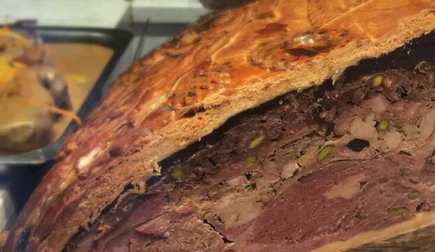 oreiller de la Belle Aurore, pâté croute