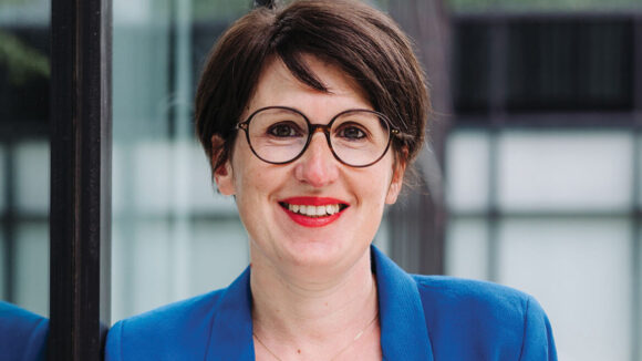 Céline Reynaud est présidente d’ABC Hlm, l’association qui regroupe et fédère vingt-quatre bailleurs sociaux du territoire lyonnais
