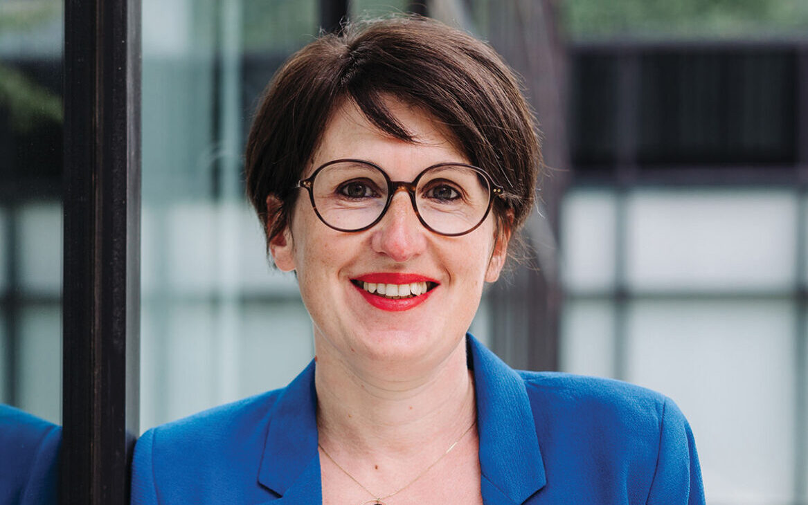Céline Reynaud est présidente d’ABC Hlm, l’association qui regroupe et fédère vingt-quatre bailleurs sociaux du territoire lyonnais