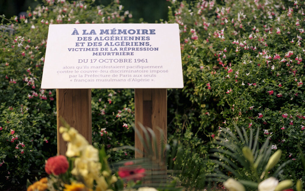 Villeurbanne cérémonie d'hommage plaque algériens et algériennes