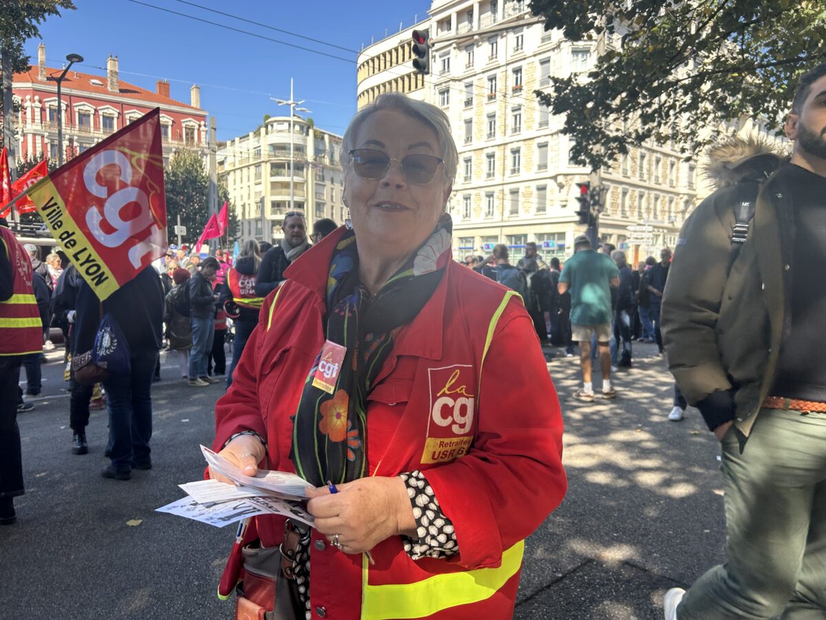 retraité syndiquée CGT grève