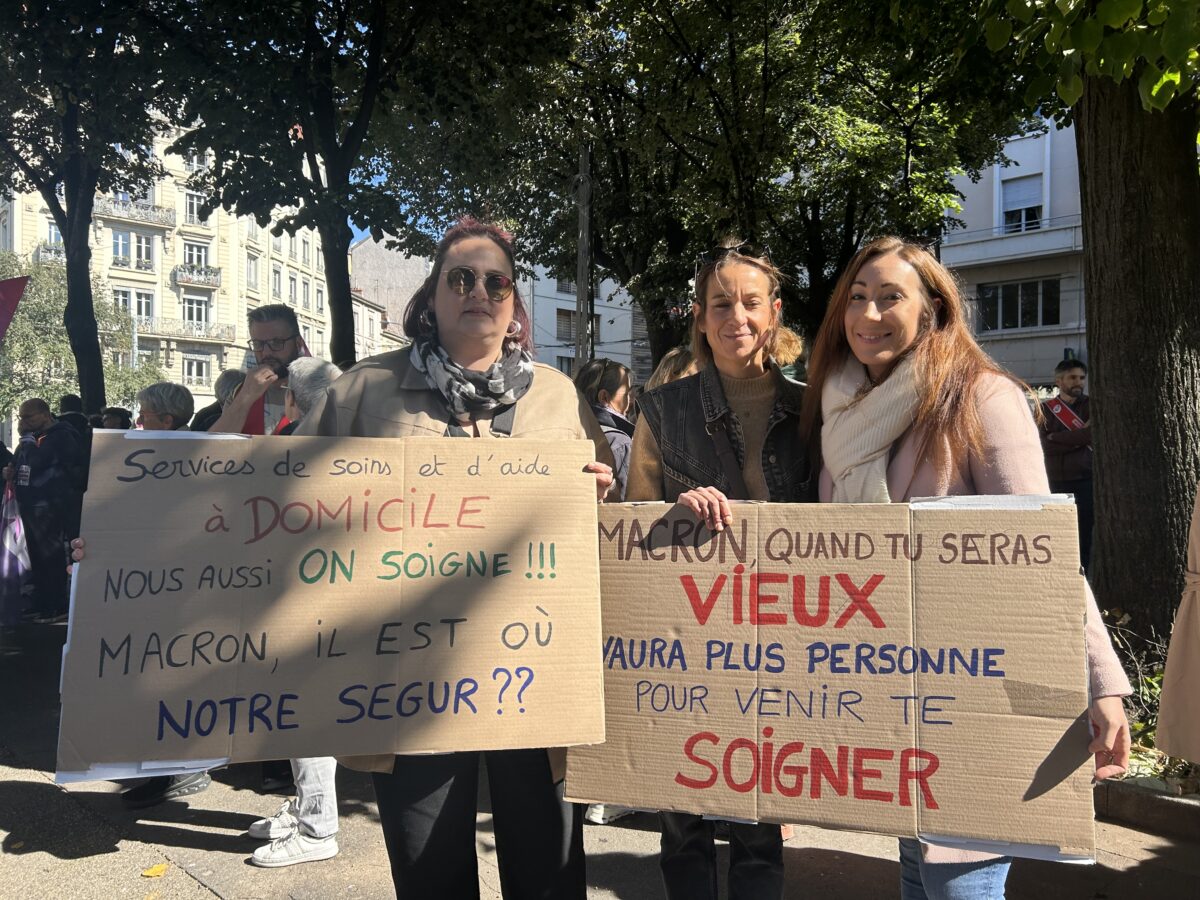 Grèves aides soignantes à domicile 
