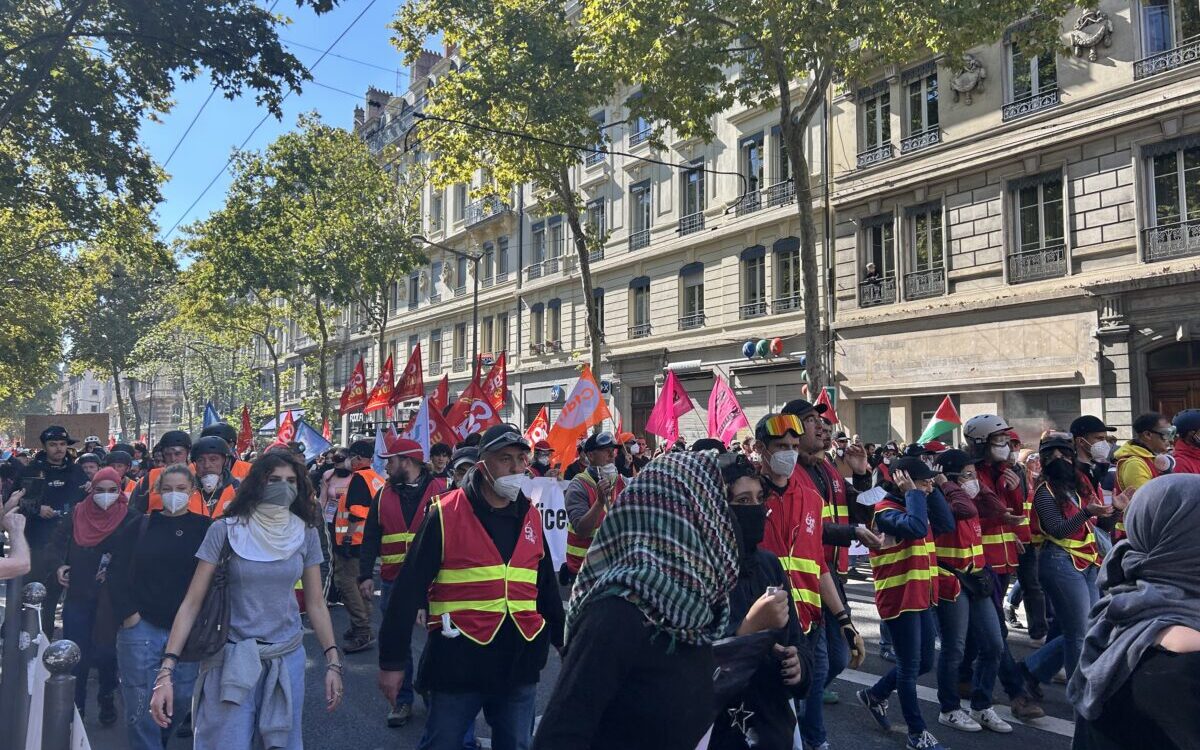 Manifestation grève 2 octobre