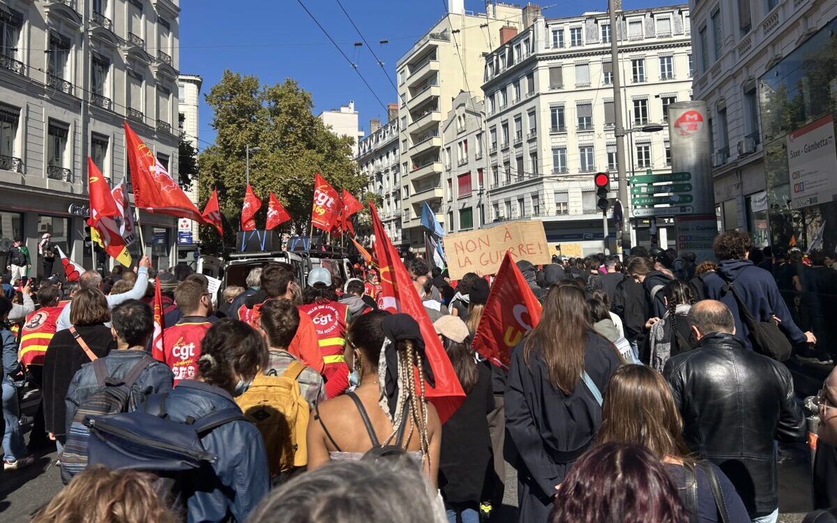 Grèves manifestants 2 octobre