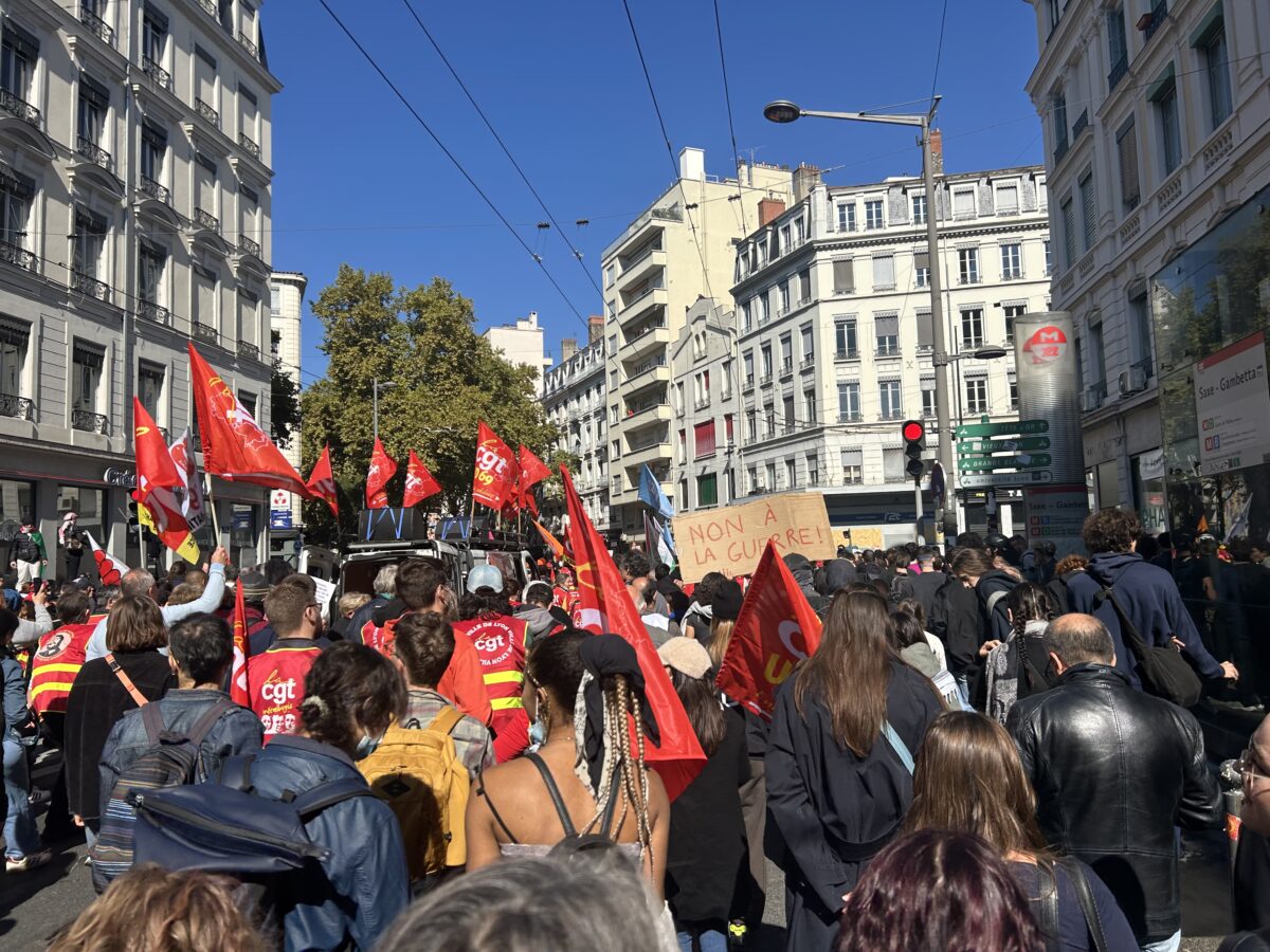 Grèves manifestants 2 octobre