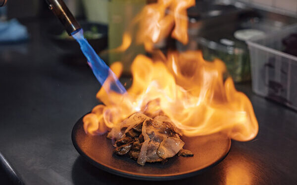 recette feu restaurant Taggât Lyon