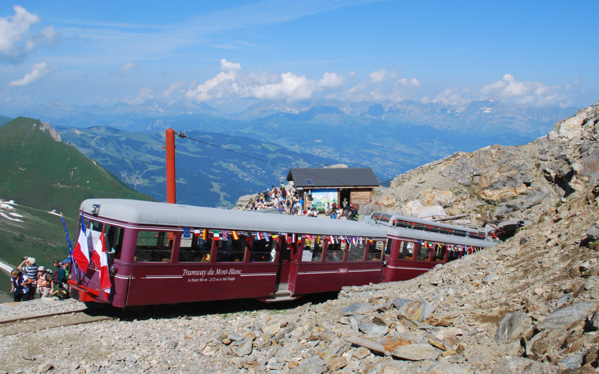 Tramway du nid d'Aigle Saint-Gervais Haute-Savoie