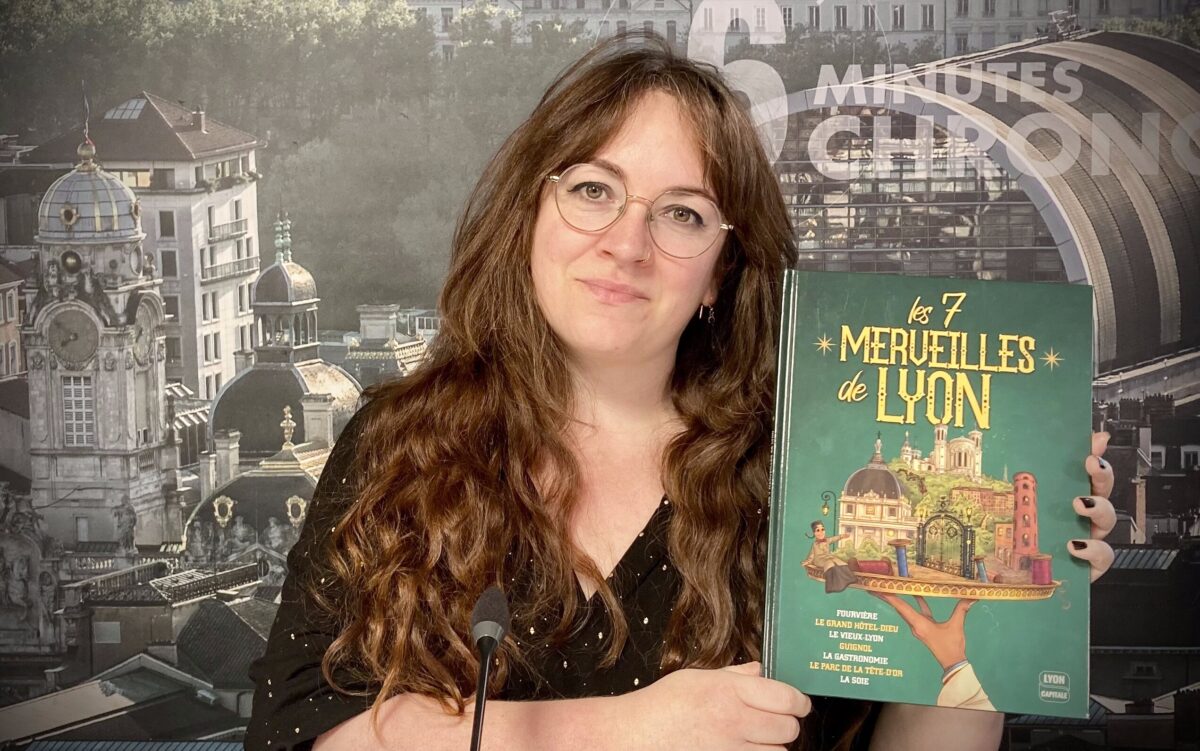 Marie-Avril Hourlier, coordinatrice artistique de l’album Les Sept Merveilles de Lyon, est l’invitée de 6 minutes chrono / Lyon Capitale.