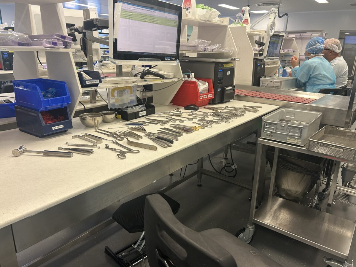 Stérilisation centrale des HCL