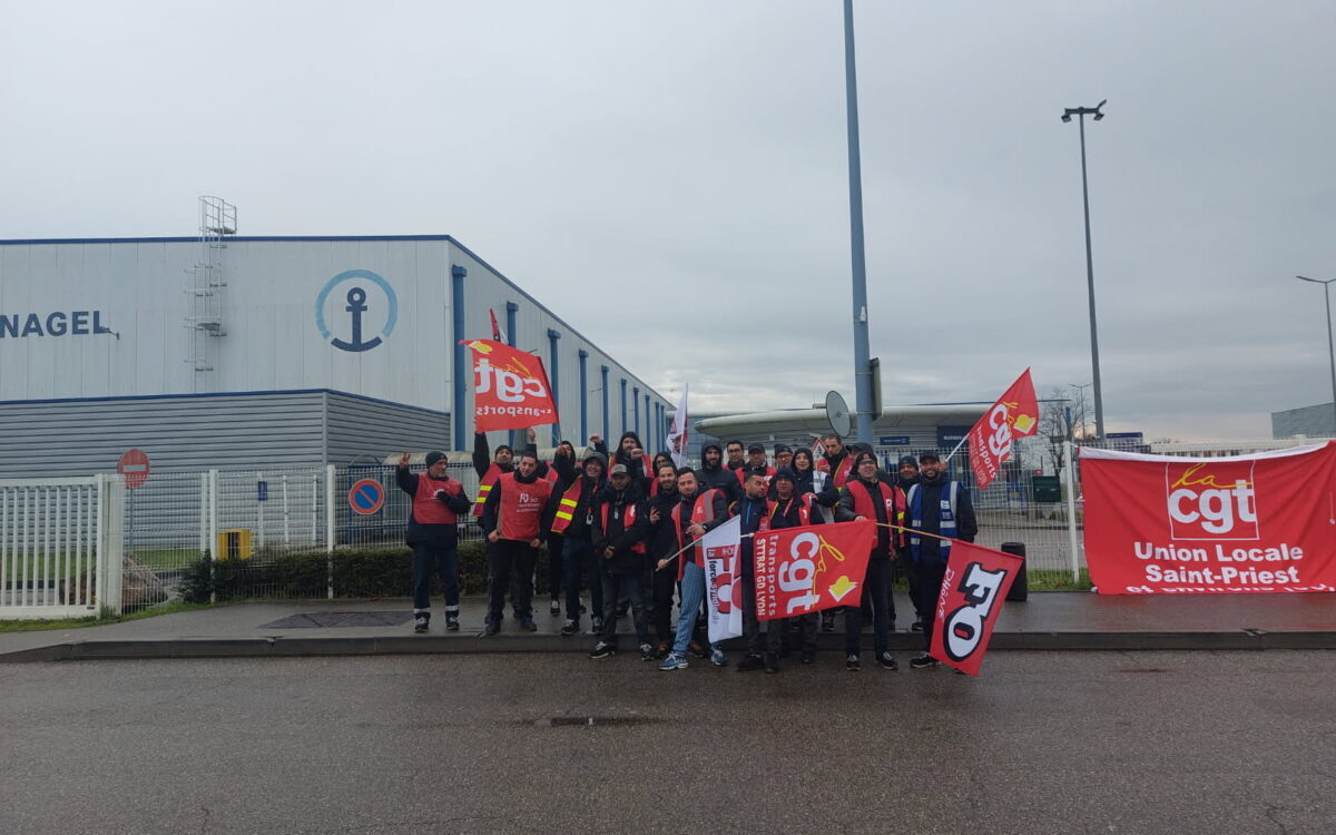 Grève CGT Kuehne Nagel