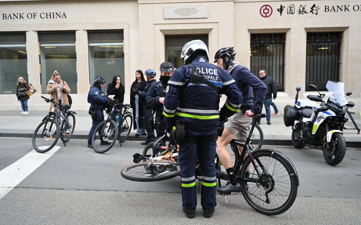 Contrôle vélo brigade cycliste police municipale