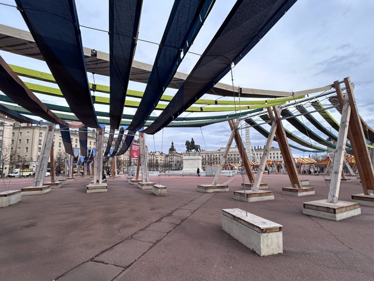 ombrières place Bellecour Lyon